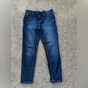 Women's Indigo Stretch Skinny Jeans - Classic High-Rise Fit